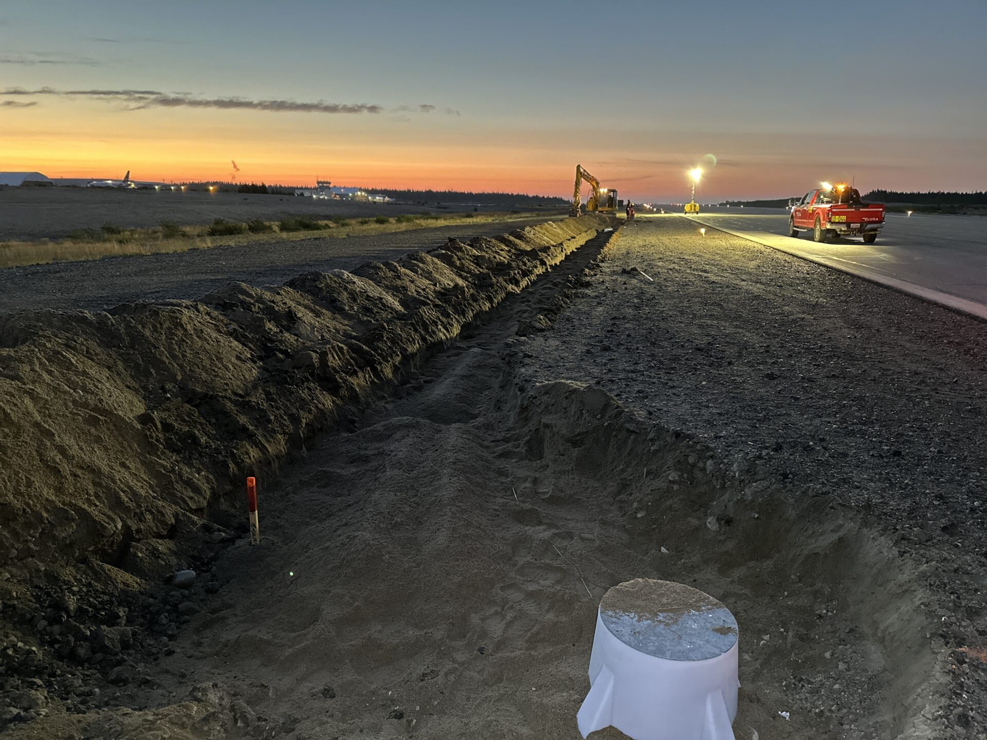 aéroport grande rivière beluga construction